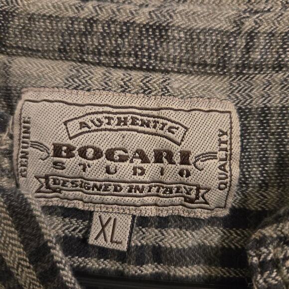 Bogari Studio Plaid Button Down Shirt Size XL Men’s Women’s Casual Long Sleeve - Picture 2 of 6